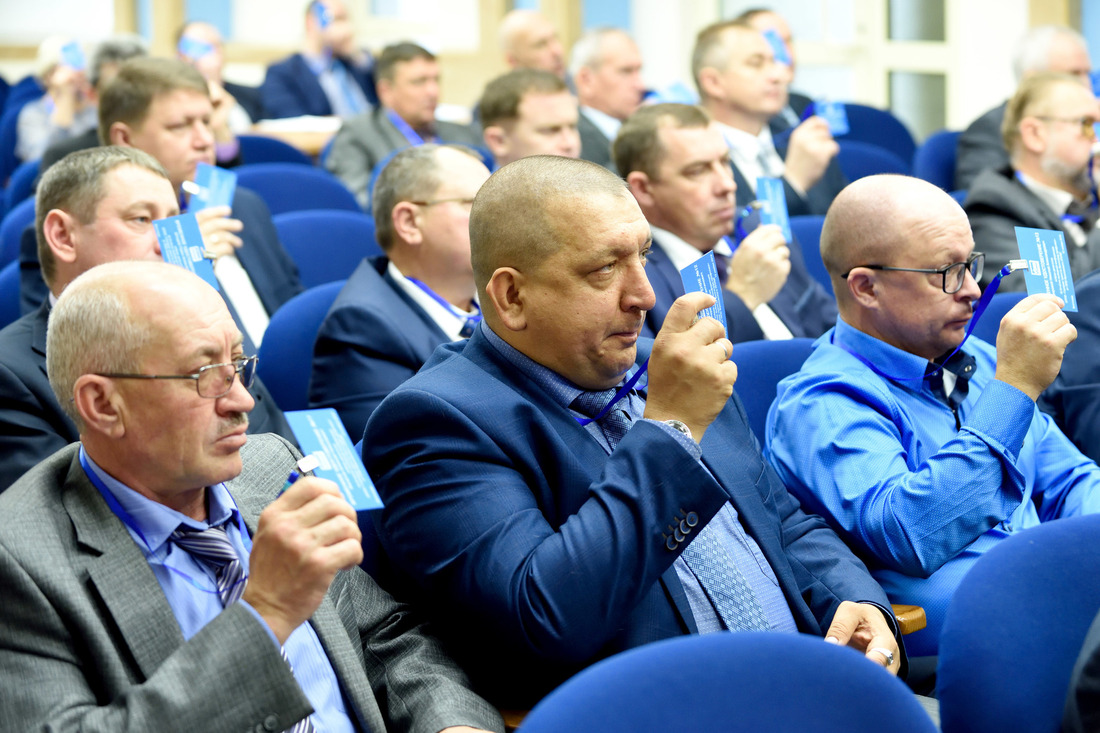 Голосование делегатов на XI отчетно-выборной Конференции ОППО «Газпром трансгаз Волгоград профсоюз»