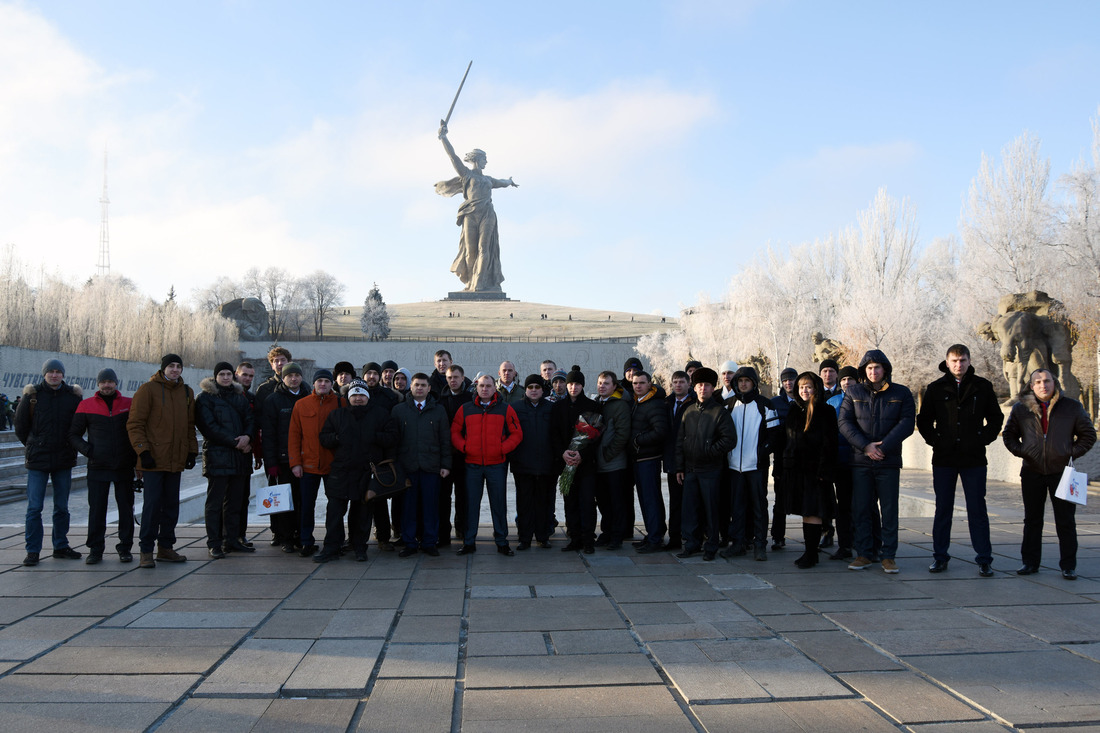 Участники конференции посетили главную высоту России — Мамаев курган