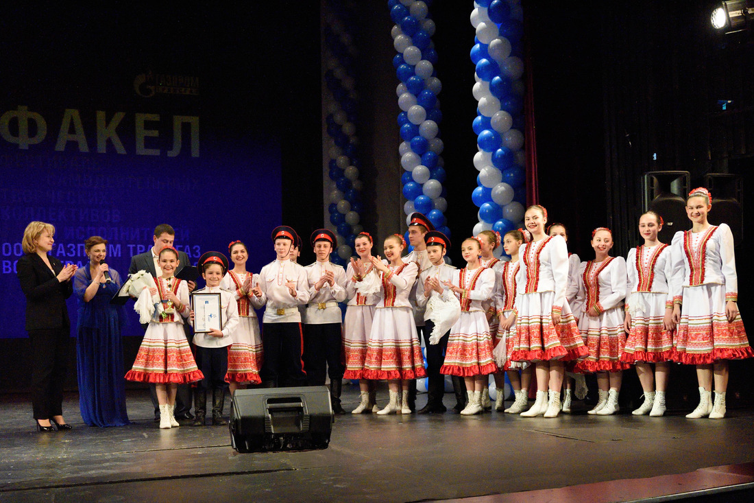 Детский фольклорный ансамбль песни и танца «Донской родничок», получившие Гран-при фестиваля «Факел»