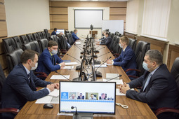 Во время заседания Совета руководителей ООО «Газпром трансгаз Волгоград» в администрации Общества