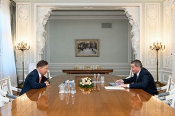 Председатель Правления ПАО «Газпром» Алексей Миллер и Губернатор Волгоградской области Андрей Бочаров