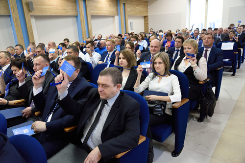 Делегаты Конференции по проверке выполнения обязательств Коллективного договора ООО «Газпром трансгаз Волгоград»