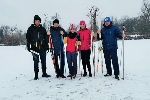 В Усть-Бузулукском ЛПУМГ погода способствовала проведению лыжной гонки