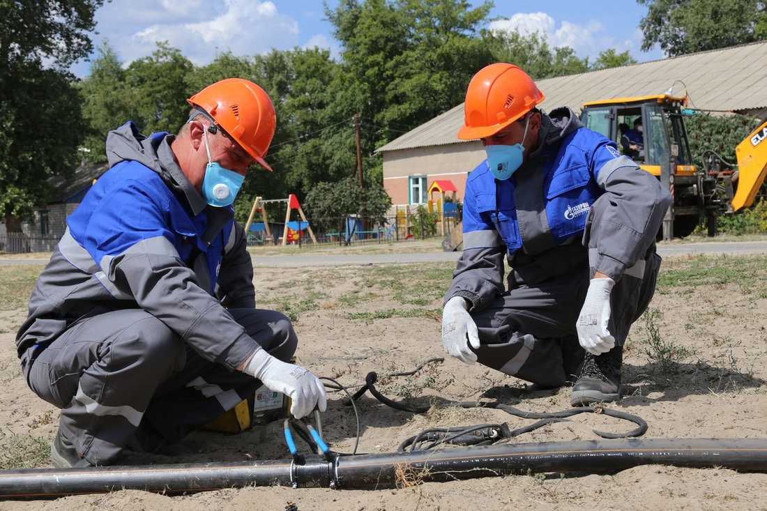 Сварка полиэтиленового газопровода