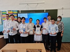 Ученикам Новостроевской средней школы Палласовского района были вручены подарки  от Общества «Газпром трансгаз Волгоград»