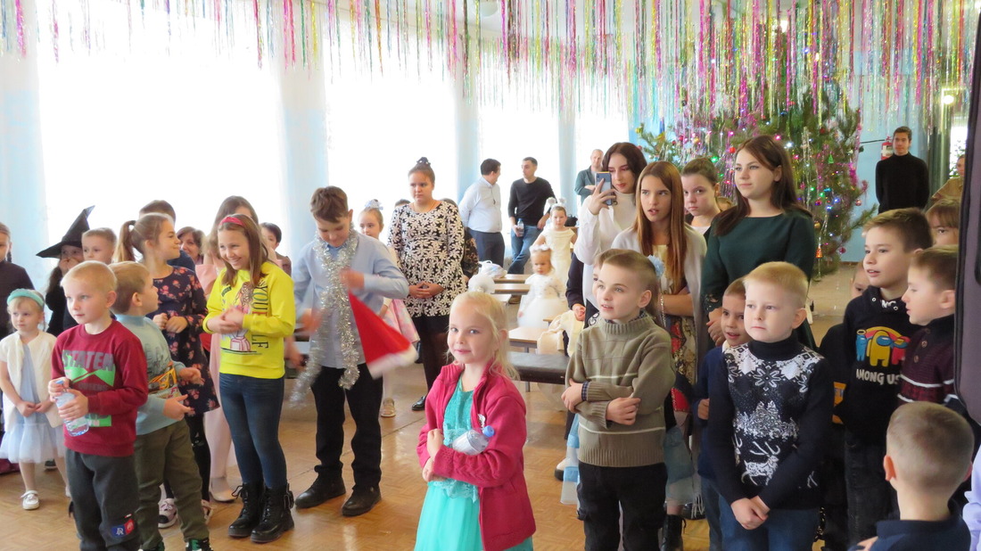 Дети с большим интересом приняли участие в новогоднем мероприятии