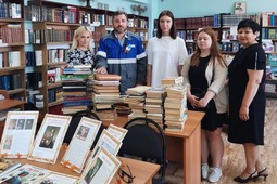 Работники Городищенского ЛПУМГ передали 150 книг в библиотеку Кузьмичевского сельского поселения
