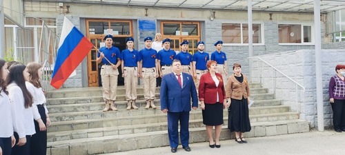 Встреча с школьниками и представителями «Юнармии» в городе Невинномысск