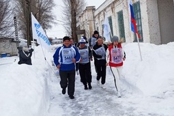 Команда Фроловского ЛПУМГ на «Сталинградском забеге» в городе Фролово Волгоградской области