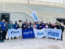 Спортсмены Объединения «Газпром в Волгоградской области» приняли участие в  легкоатлетическом пробеге